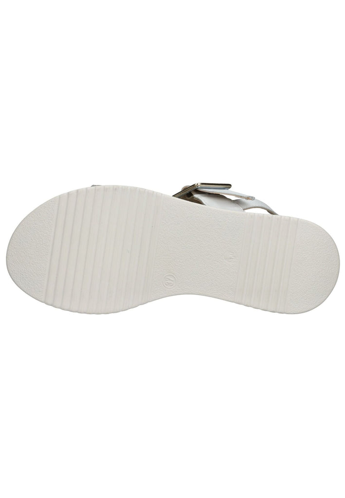 Marco Tozzi Sandalen Leder Weiß/Gold