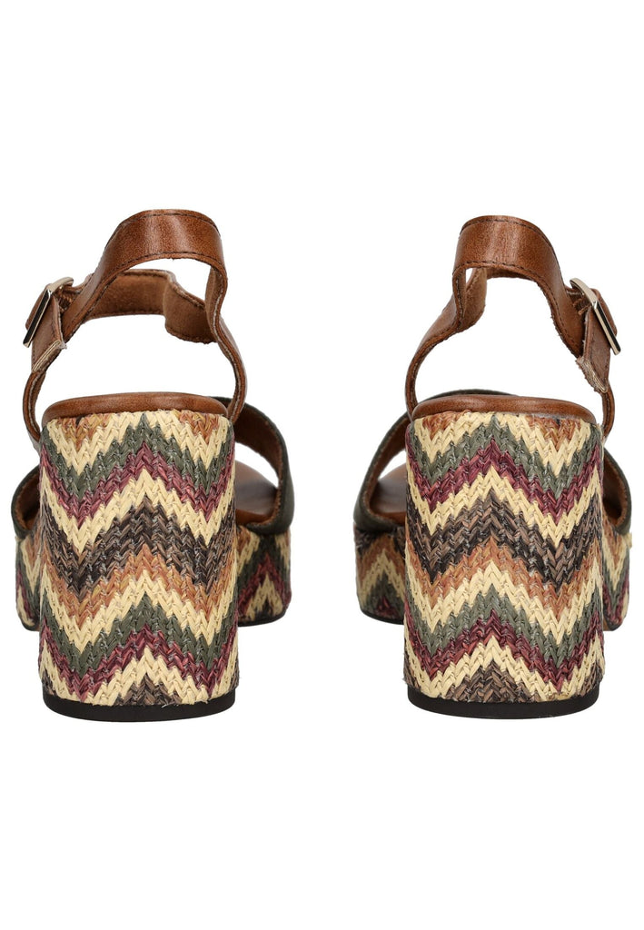 Marco Tozzi Sandalen Lederimitat/Textil Khaki