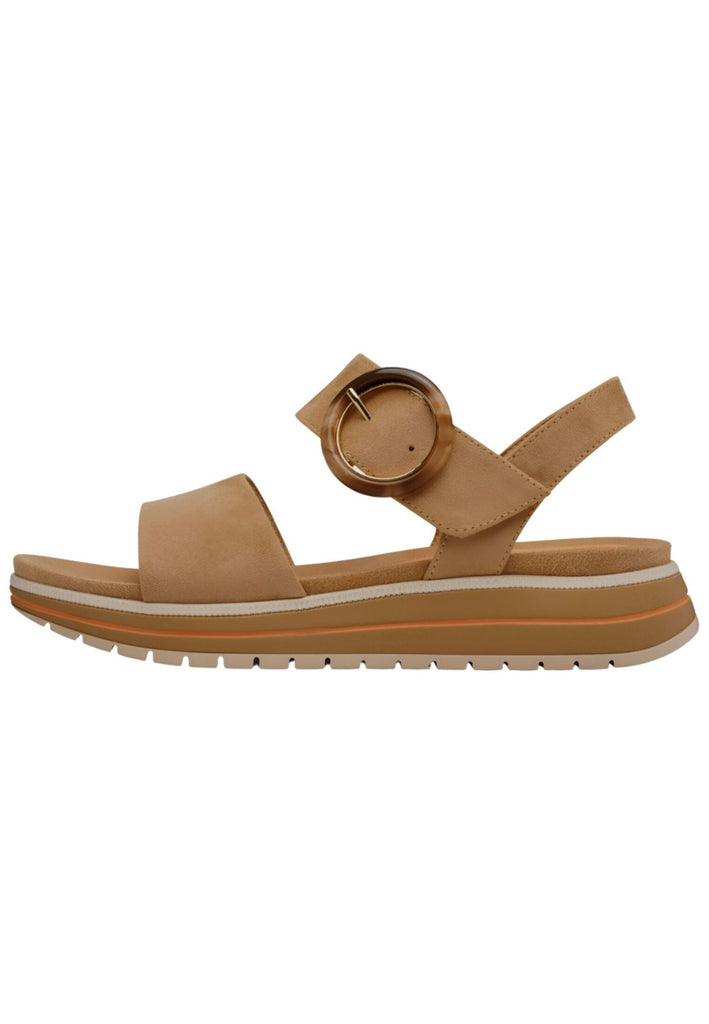 Sandalen Marco Tozzi Sandalen Textil Beige