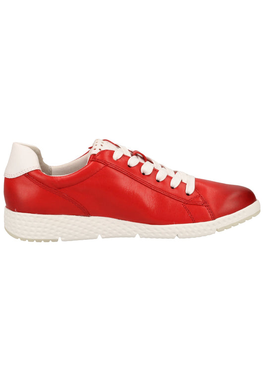 Marco Tozzi Sneaker Leder Rot/Weiß