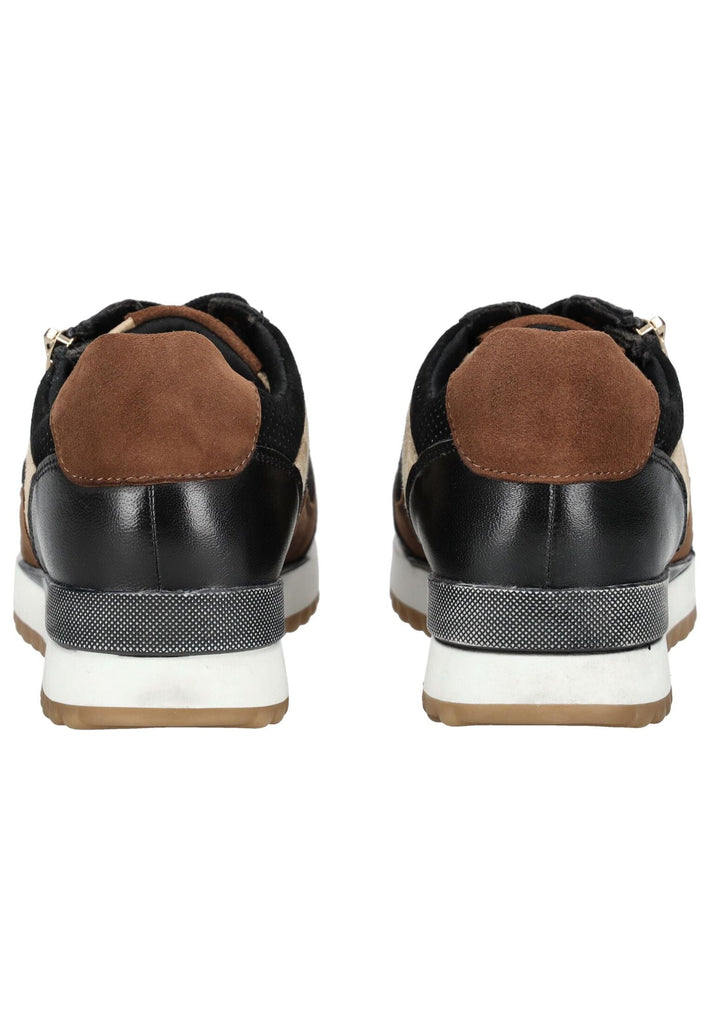 Marco Tozzi Sneaker Leder/Textil Schwarz/Braun