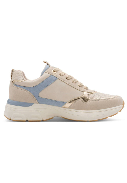 Marco Tozzi Sneaker Lederimitat Cream