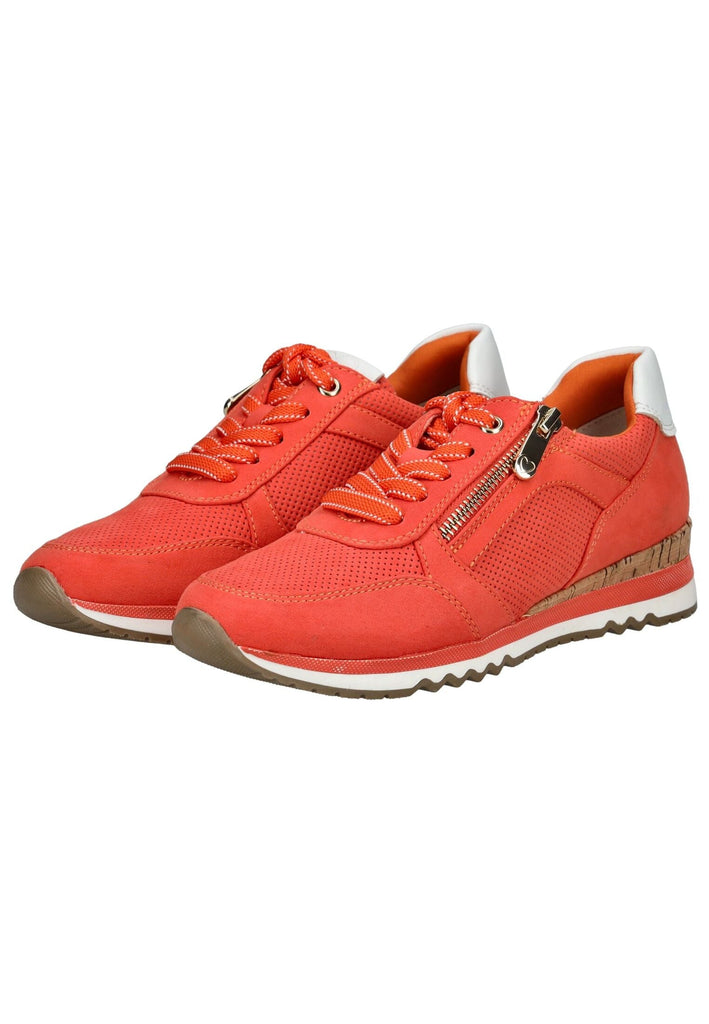 Marco Tozzi Sneaker Lederimitat/Textil Orange