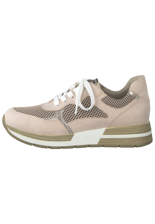 Marco Tozzi Sneaker Lederimitat/Textil Powder