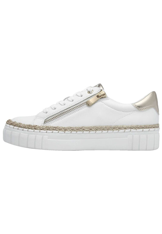 Marco Tozzi Sneaker Lederimitat Weiß