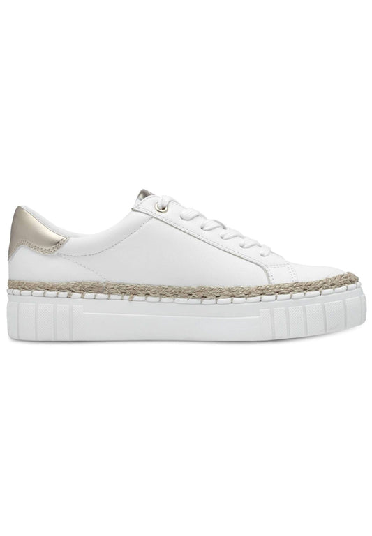 Marco Tozzi Sneaker Lederimitat Weiß
