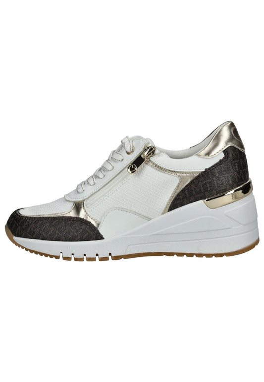 Marco Tozzi Sneaker Lederimitat Weiß/Schwarz