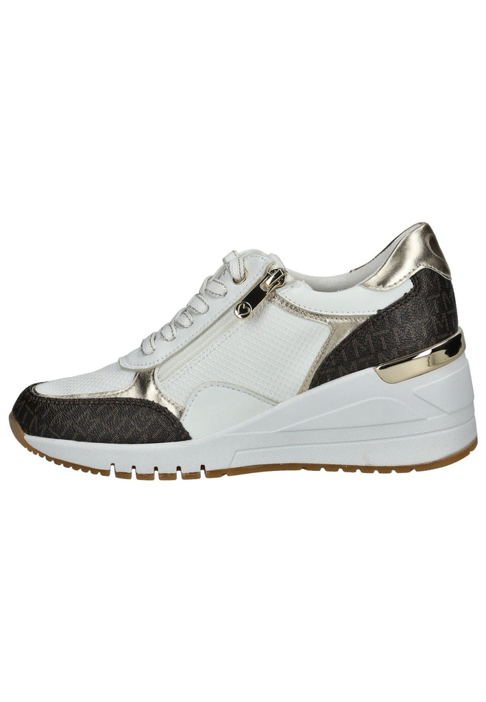 Marco Tozzi Sneaker Lederimitat Weiß/Schwarz