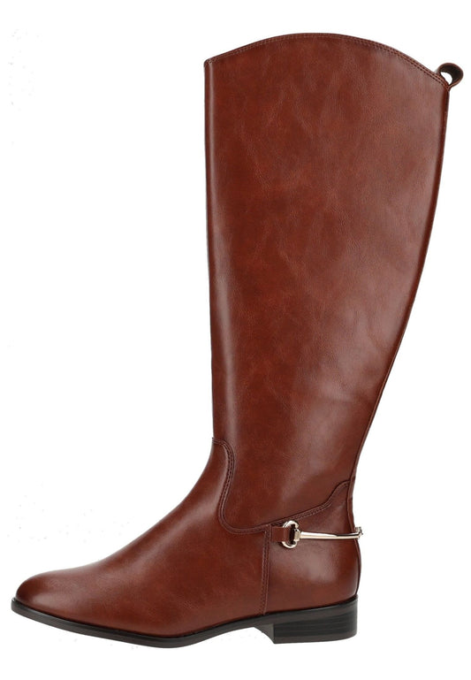 Marco Tozzi Stiefel Lederimitat Cognac