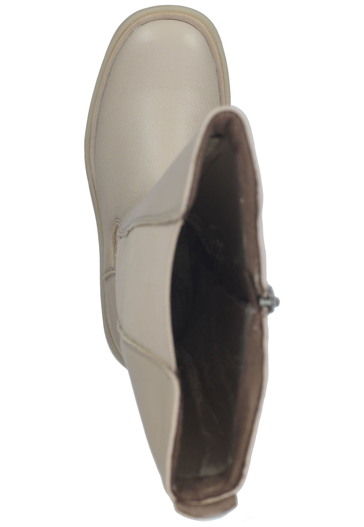 Marco Tozzi Stiefel Lederimitat/Textil Ivory