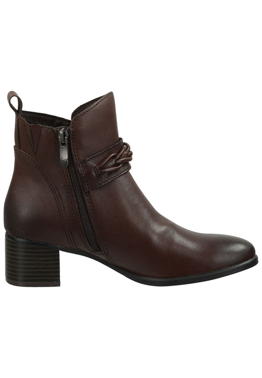 Marco Tozzi Stiefelette Leder Cafe