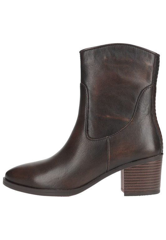 Marco Tozzi Stiefelette Leder Cafe