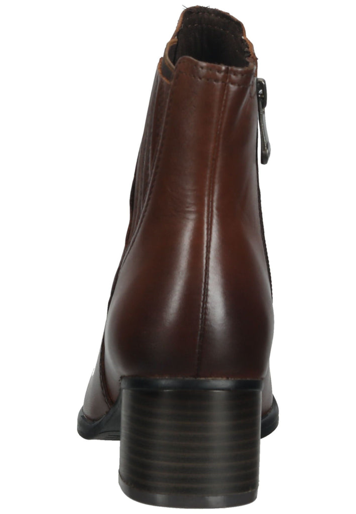 Marco Tozzi Stiefelette Leder Chestnut