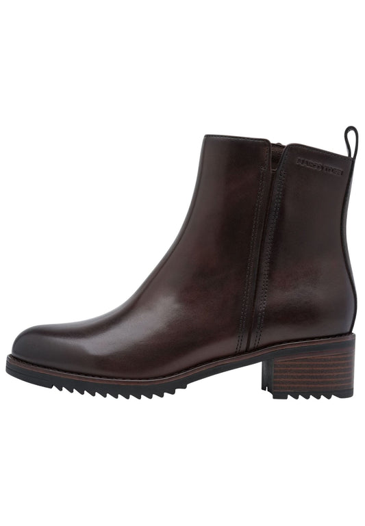 Marco Tozzi Stiefelette Leder Mocca