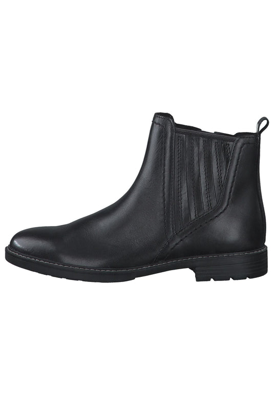 Marco Tozzi Stiefelette Leder Schwarz