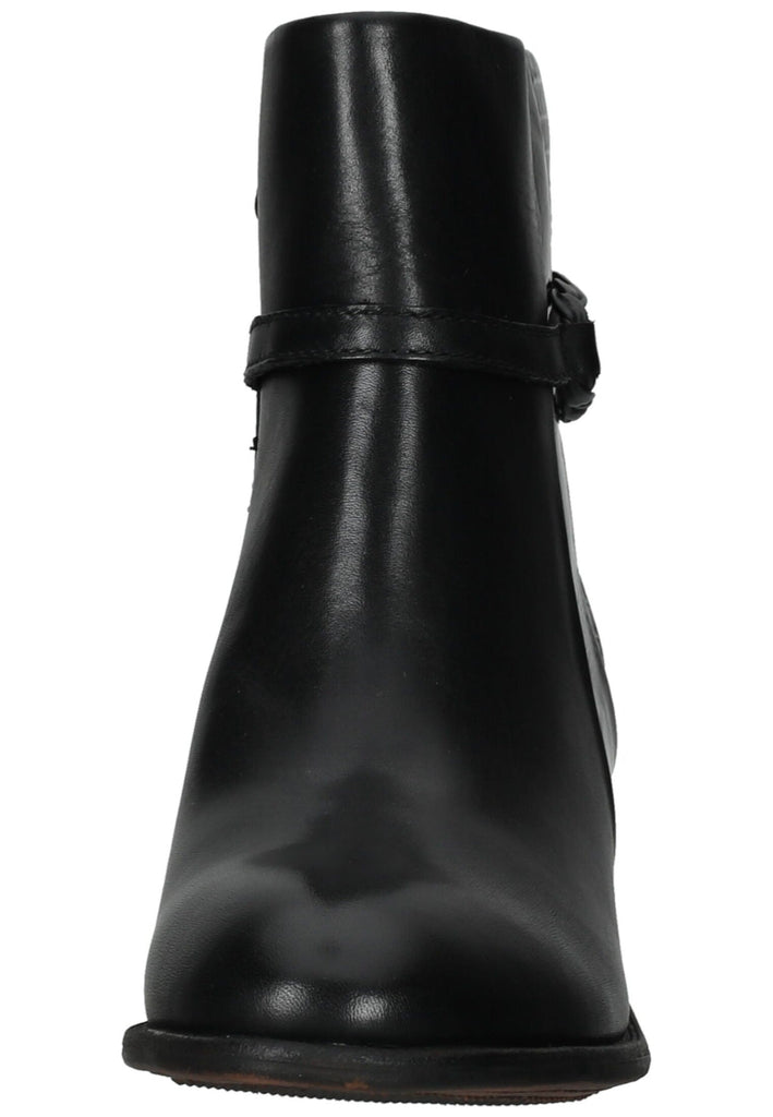 Marco Tozzi Stiefelette Leder/Synthetik Schwarz Kombi