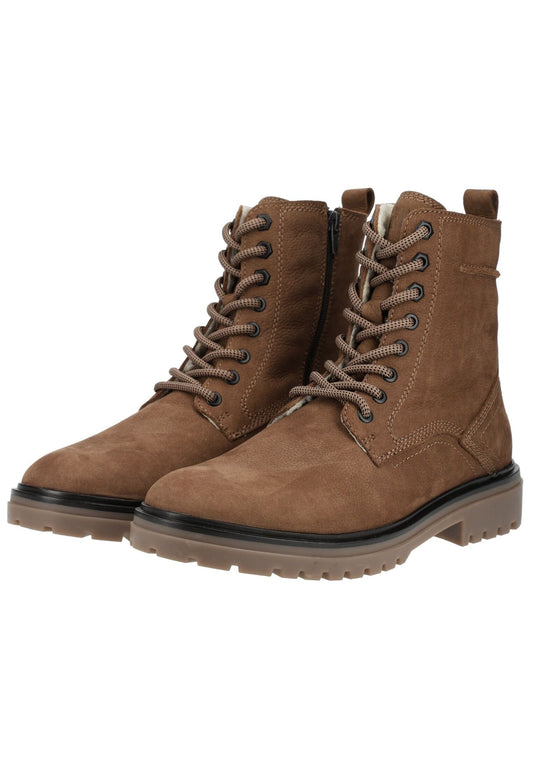 Marco Tozzi Stiefelette Leder Taupe