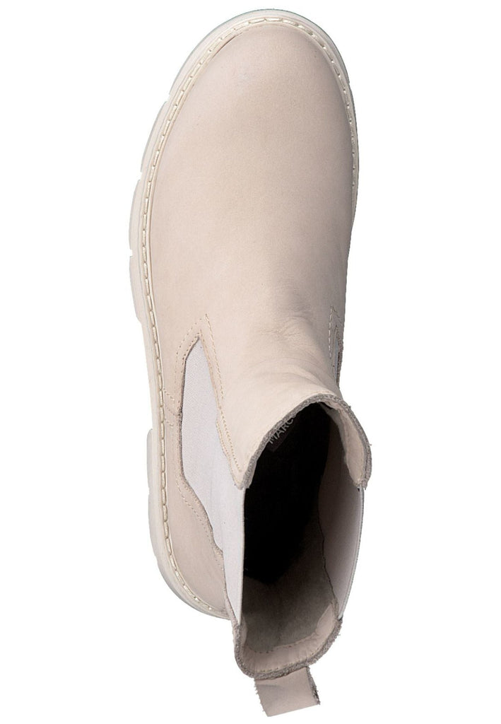 Marco Tozzi Stiefelette Leder/Textil Cream