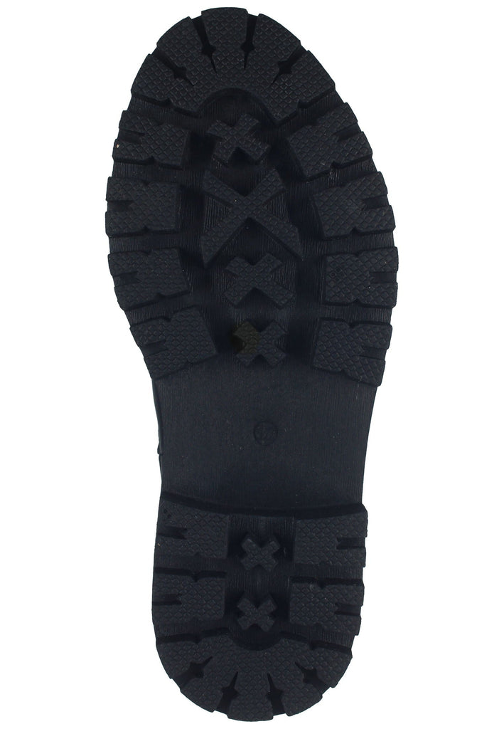 Marco Tozzi Stiefelette Leder/Textil Schwarz Warmfutter