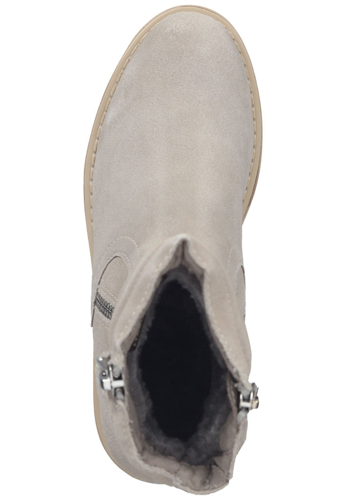 Marco Tozzi Stiefelette Leder Weiß Warmfutter