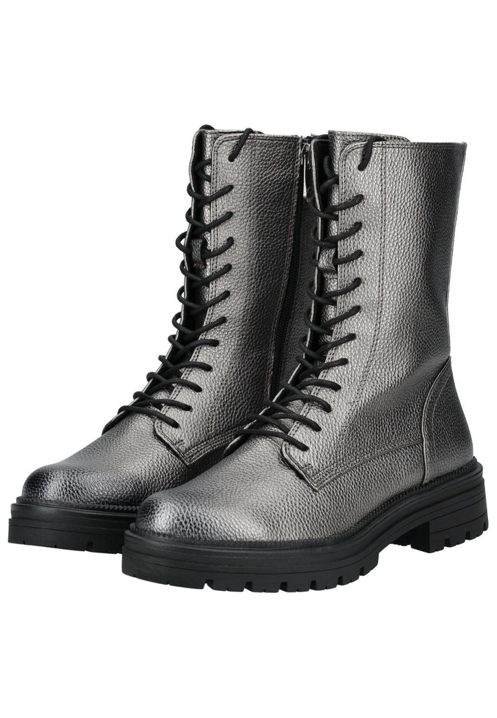 Marco Tozzi Stiefelette Lederimitat Gunmetal