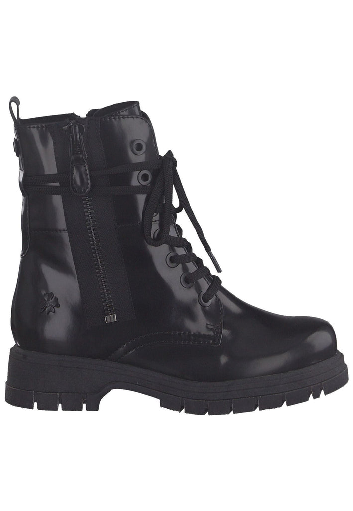 Marco Tozzi Stiefelette Lederimitat Schwarz