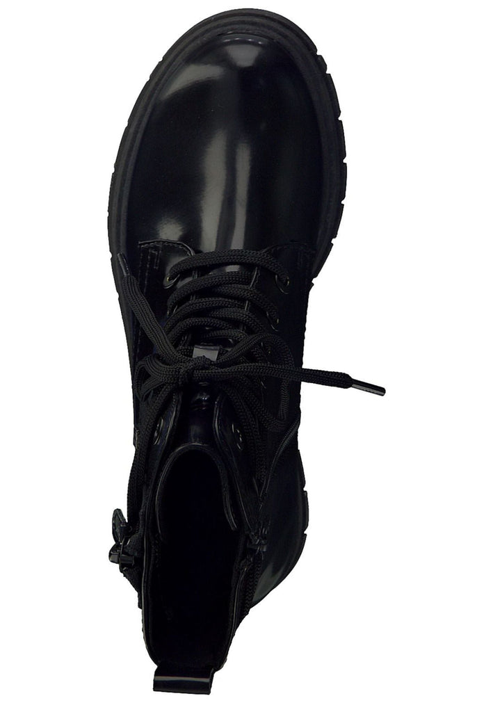 Marco Tozzi Stiefelette Lederimitat Schwarz