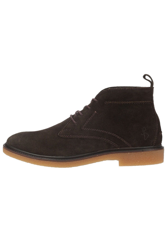 Marco Tozzi Stiefelette Veloursleder Dunkelbraun