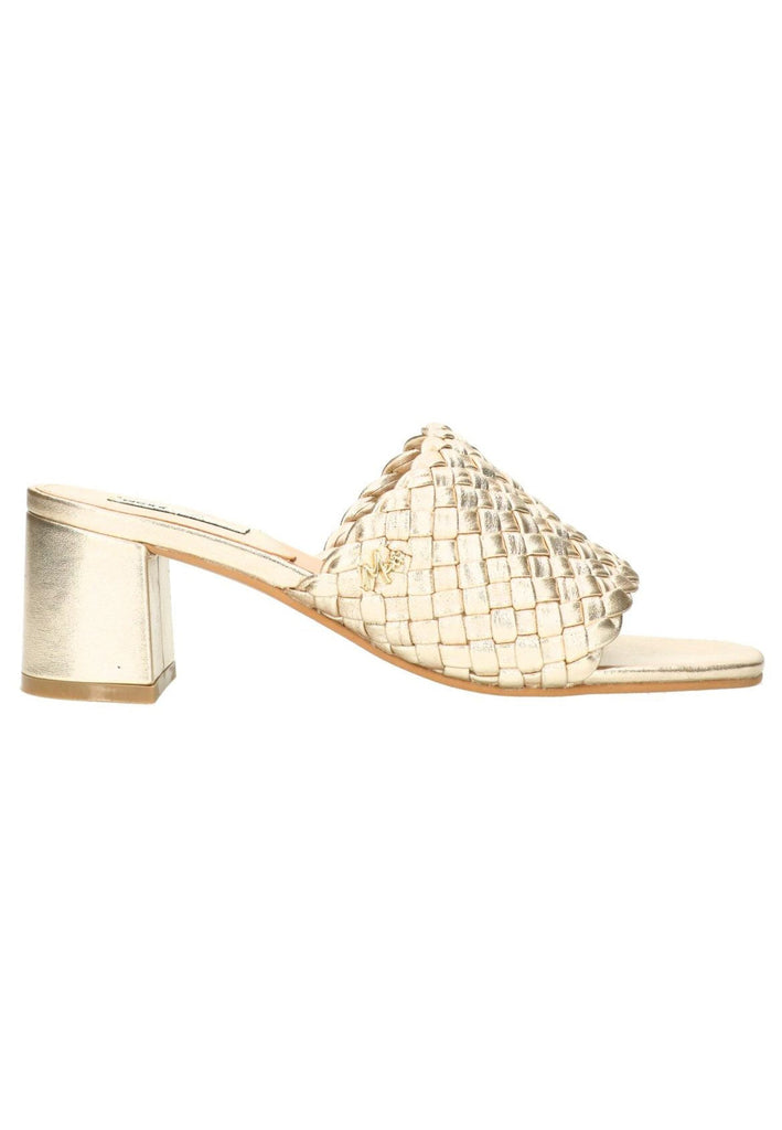 Mexx Pantoletten Leder Gold