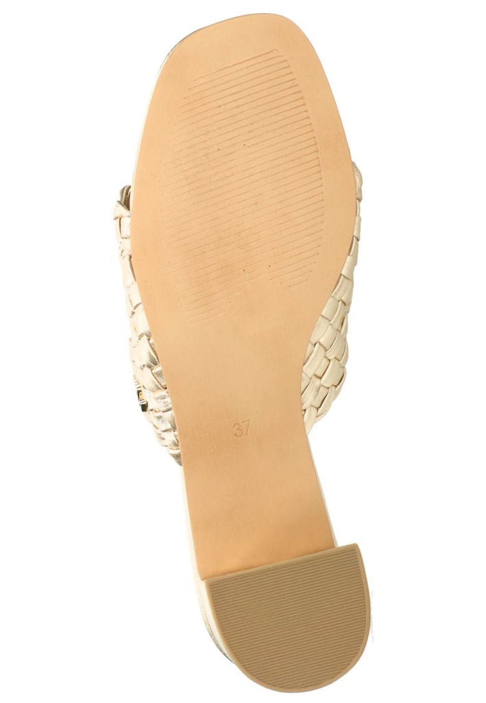 Mexx Pantoletten Leder Gold