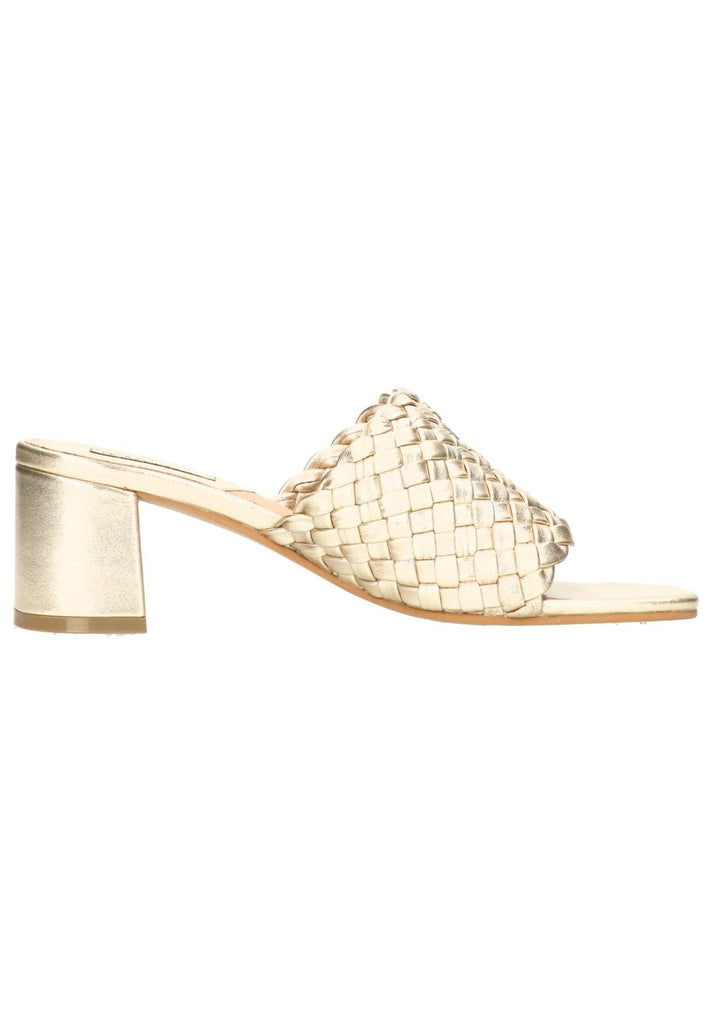 Mexx Pantoletten Leder Gold