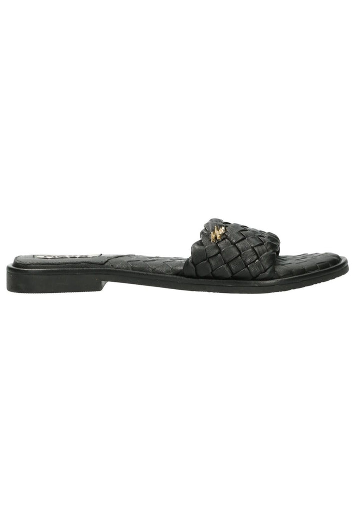 Mexx Pantoletten Leder Schwarz