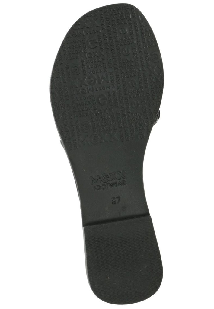 Mexx Pantoletten Leder Schwarz