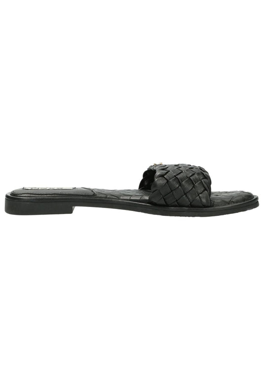 Mexx Pantoletten Leder Schwarz
