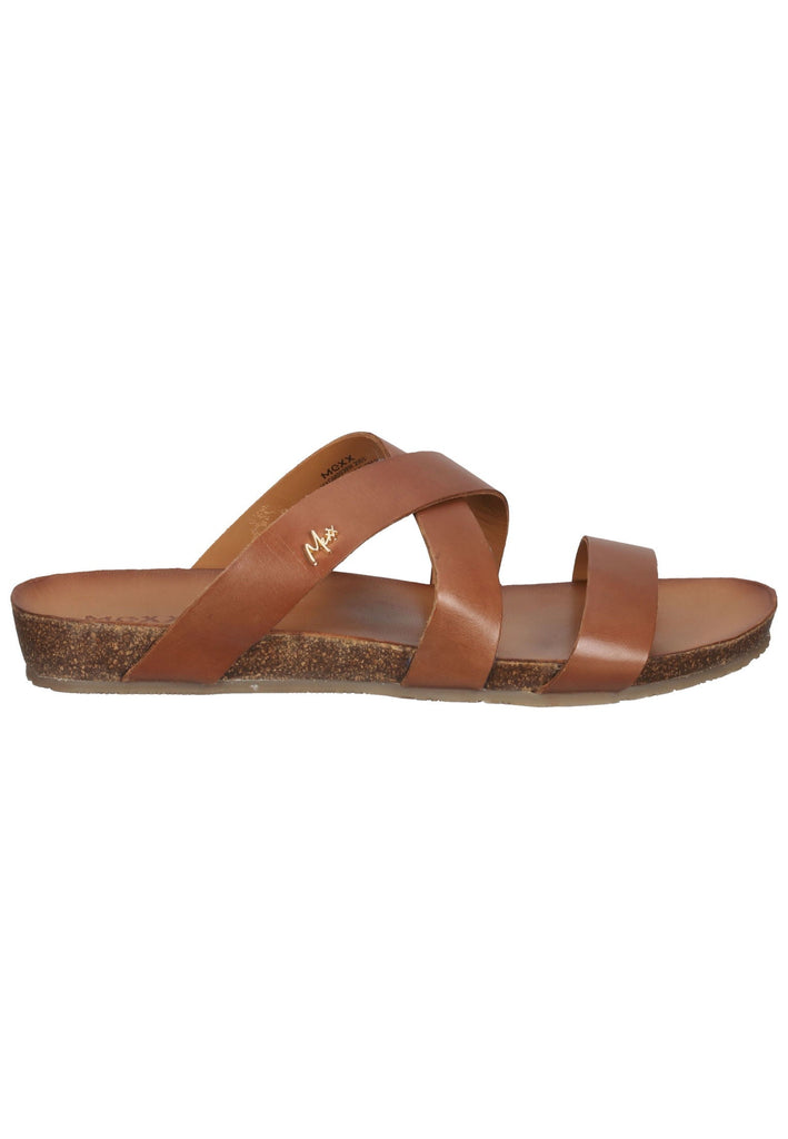 Mexx Pantoletten Leder Tan