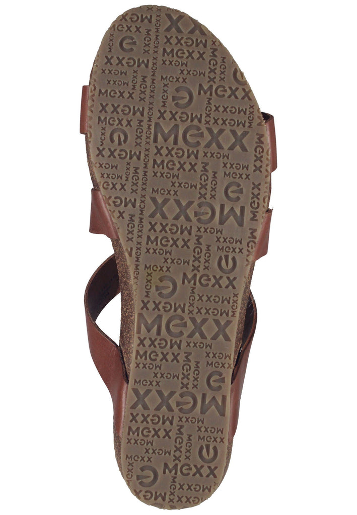 Mexx Pantoletten Leder Tan