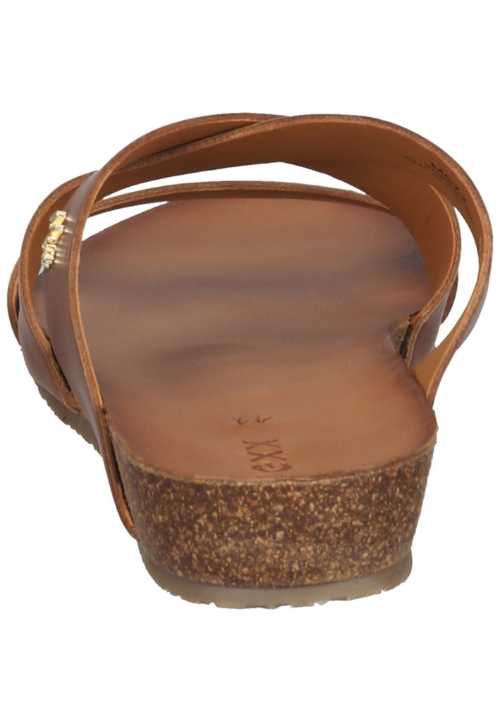Mexx Pantoletten Leder Tan