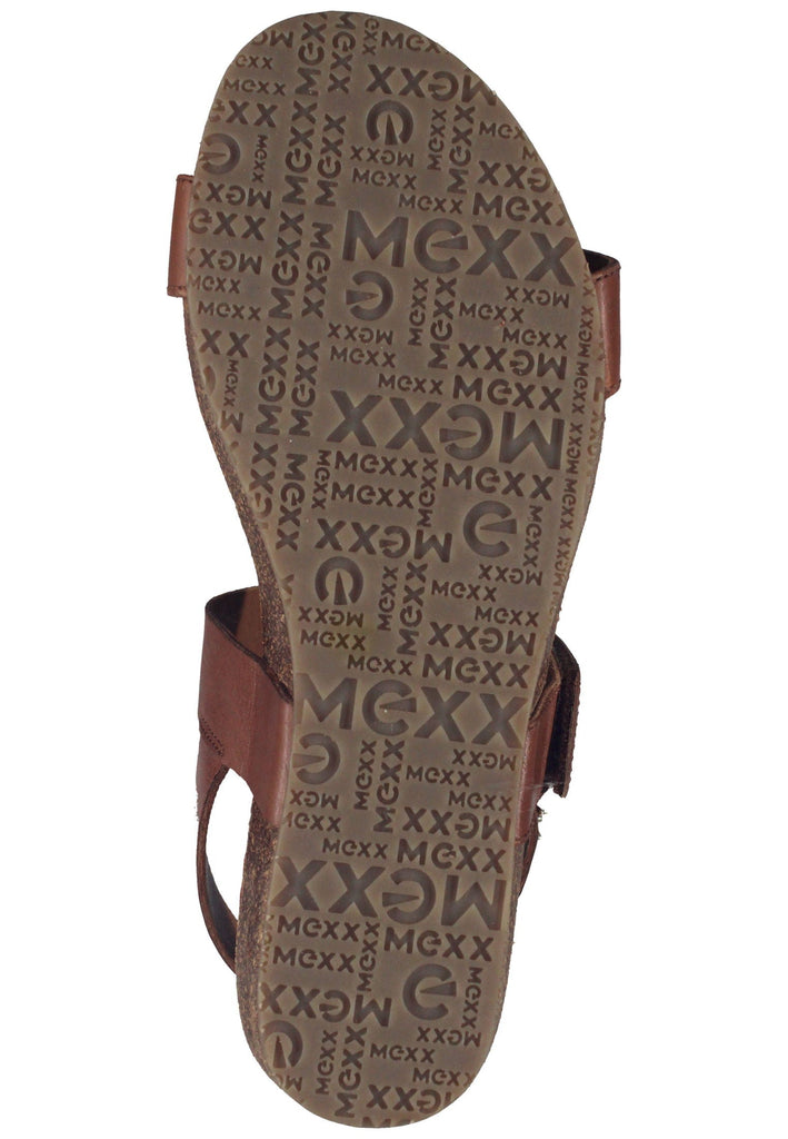 Mexx Sandalen Leder Cognac
