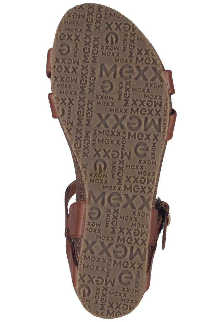 Mexx Sandalen Leder Cognac