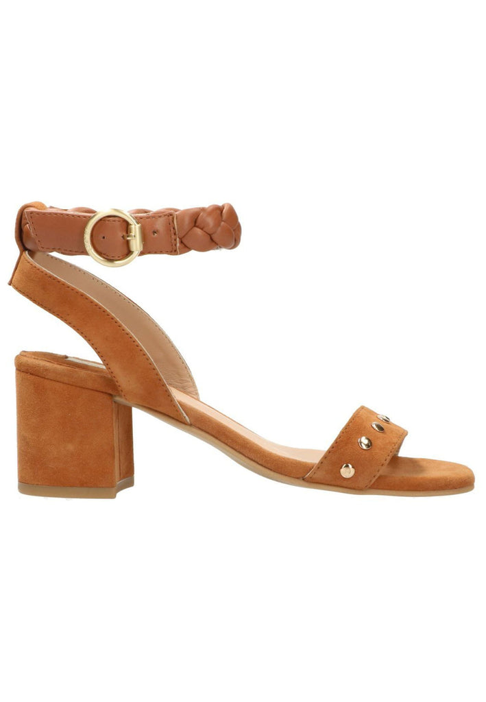Mexx Sandalen Veloursleder Cognac