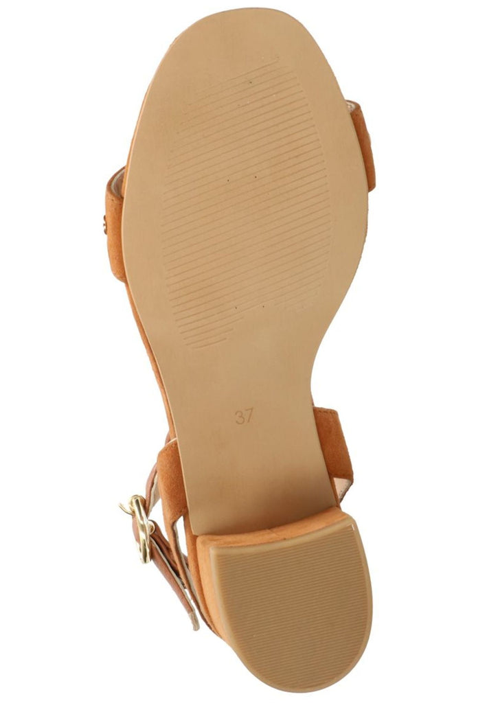Mexx Sandalen Veloursleder Cognac