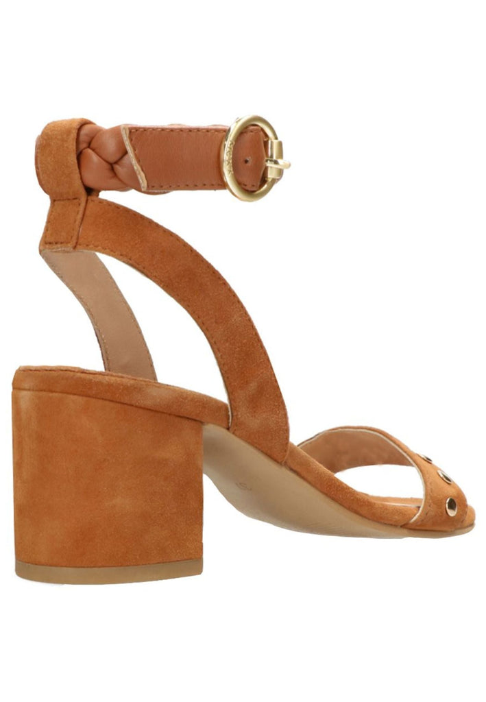 Mexx Sandalen Veloursleder Cognac