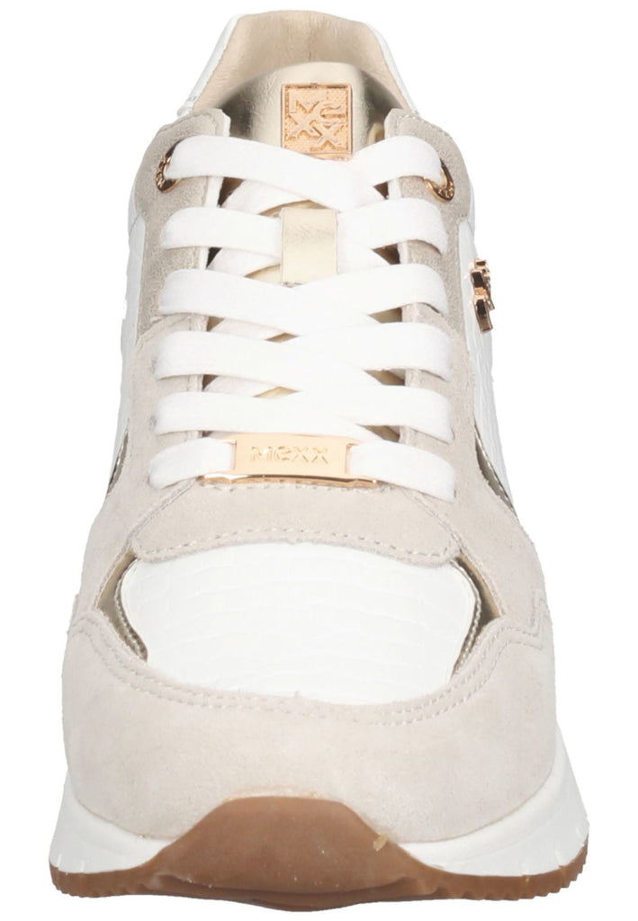 Mexx Sneaker Leder/Synthetik Weiß/Grau