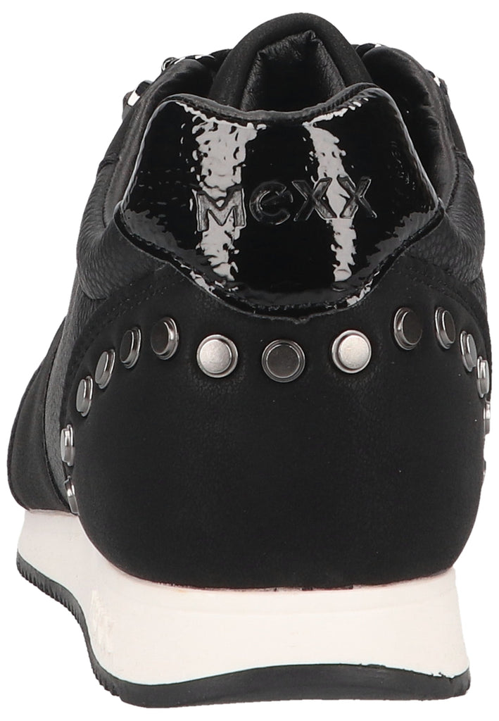 Mexx Sneaker Lederimitat Schwarz