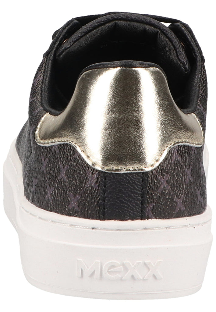 Mexx Sneaker Lederimitat Schwarz