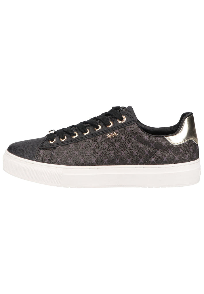 Mexx Sneaker Lederimitat Schwarz