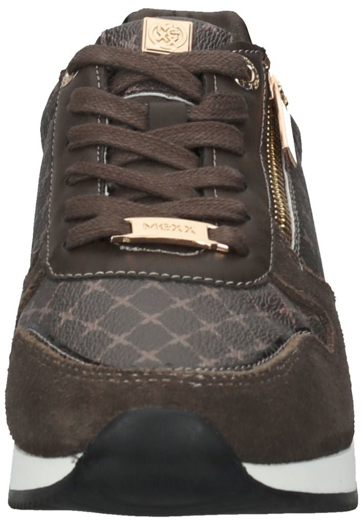 Mexx Sneaker Lederimitat/Textil Dunkelbraun