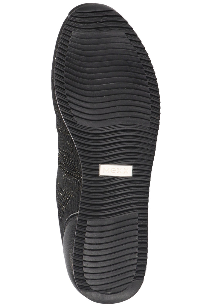 Mexx Sneaker Lederimitat/Textil Schwarz