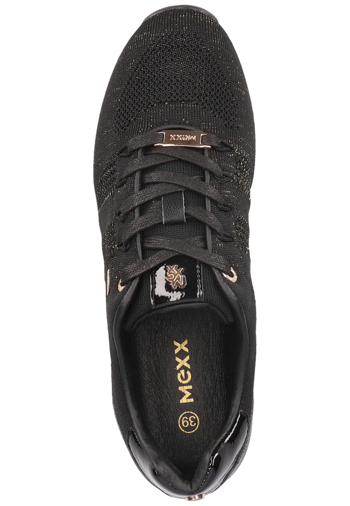 Mexx Sneaker Lederimitat/Textil Schwarz