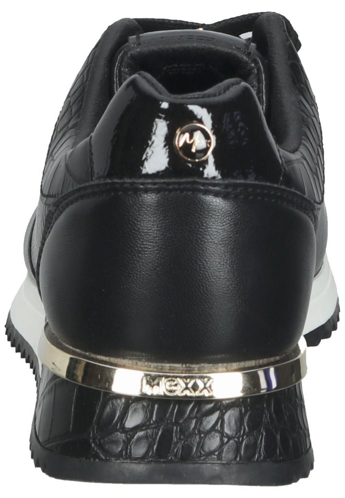 Mexx Sneaker Lederimitat/Textil Schwarz